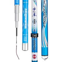 光威(GW)4.5米水色良辰湖库鱼竿5H超轻超硬28调钓鱼竿鱼杆手竿台钓竿渔具