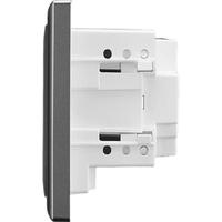 德力西（DELIXI）开关插座86型嵌入式插座空调内嵌式隐藏插座 16A三孔大功率 白色