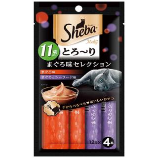 希宝猫条 猫零食泰国猫条 软包湿粮罐头 大龄-海洋鱼虾鲣鱼吞拿鱼48g/包