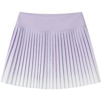 波司登(BOSIDENG)25年夏季休闲运动百褶裙女童轻柔亲肤短款网球裙T250923194 紫白渲染9CH5 130 /53