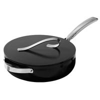 VELOSAN温仑山丝带炒锅30cm+煎锅26cm黑色 丝带炒锅30cm+煎锅黑色 26cm