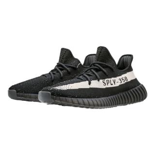 adidas ORIGINALS 三叶草女鞋Yeezy350椰子透气跑步鞋BY1604UK5码38