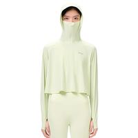 伯希和（Pelliot）防晒衣女外套户外运动凉感防晒服冰丝百搭皮肤衣 草雾绿 L 【165以上】