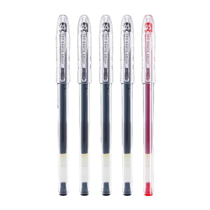 【4黑色+1红色】5支装/0.5mm