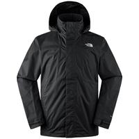 北面 冲锋衣男户外防风单层硬壳夹克8AUM 黑色/4H0 L