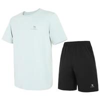 骆驼 CAMEL【吸湿速干】运动套装男2025春夏款弹力透气跑步服套装男