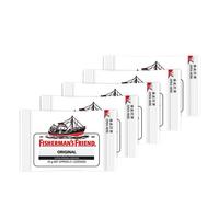 渔夫之宝英国零食 硬糖果 含片清新口气西柚薄荷柠檬润喉糖 原味 25g*5袋