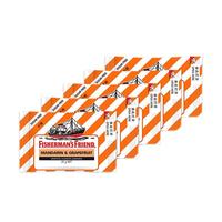 渔夫之宝英国零食 硬糖果 含片清新口气西柚薄荷柠檬润喉糖 柑橘西柚味 25g*24袋