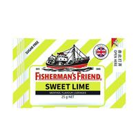 渔夫之宝英国零食 硬糖果 含片清新口气西柚薄荷柠檬润喉糖 甜青柠檬薄荷 25g*24袋
