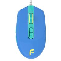 迪摩 F17有线 RGB 7键宏定义 鼠标 蓝色 6000DPI 