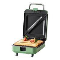 摩飞电器（Morphyrichards）多功能早餐机电饼铛双面加热家用三明治机煎烤机烙饼机可拆洗上下盘MR8602 便携早餐机 绿色