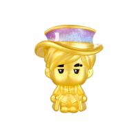 周大生X周同学联名腕美黄金转运珠 魔术师 0.9g