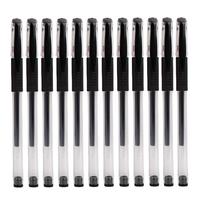 名马 MINGMA）30支黑色拔帽子弹头中性笔0.5mm经典欧标办公商务笔用水笔 黑色30支