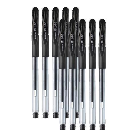 斑马牌 按动中性笔 签字笔 0.5mm C-JJ100黑色10支装