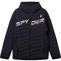 SPYDER 秋冬男子TRAINING系列轻薄环保白鹅绒梭织羽绒外套21CF219M 黑色-21CF219M M