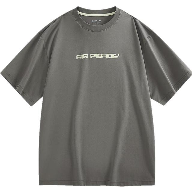 太平鸟 男装夏季凉感渐变休闲T恤 B2CNE2B06 灰色1（宽松） M