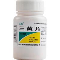 克极 三黄片 100片 清热解毒 泻火通便三焦热盛所致的目赤肿痛 口鼻生疮 咽喉肿痛 牙龈肿痛 心