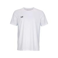 安德玛 UNDER ARMOUR速干短袖T恤男夏季轻薄透气休闲运动跑步上衣 白色 S （体重100-120斤）