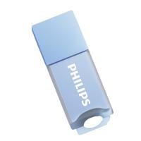  PHILIPS/飞利浦 创意设计 U盘  微风蓝 8GB