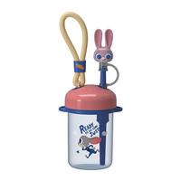 迪士尼（Disney）儿童水杯夏季幼儿园宝宝萌趣提绳吸管杯男女孩朱迪可爱便携随行杯 朱迪/背带【吸管杯】 540ml