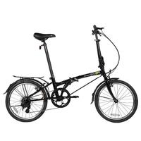 大行（DAHON）HAT061折叠自行车20英寸6速成人男女通勤休闲变速单车 黑色