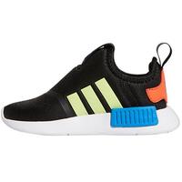  adidas/阿迪达斯 透气耐磨 儿童运动鞋  黑/浅绿/橘红 22