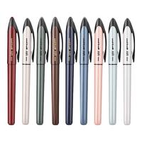 三菱（Uni）黑科技AIR签字中性笔UBA-188C-M款简约签字笔直液式水笔自由控墨0.5mm 苔绿色0.5mm【书写黑色】 苔绿色 0.5MM