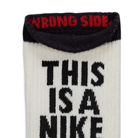 耐克(NIKE)袜子男女同款 吸汗透气运动袜 中筒袜一双装FB3272-635白M FB3272-635【一双装】 M(38-42码)