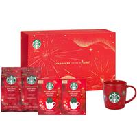 星巴克(Starbucks)研磨咖啡系列 烟花礼盒 咖啡豆*2+挂耳*2+温变烟花杯