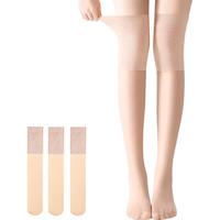 猫人3双女士袜子女【空调房护膝袜】老寒腿保暖过膝防滑夏季长筒丝袜