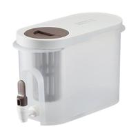 炊大皇冷水壶大容量夏日解暑冰箱储存带龙头冷水壶 棕色 3.9L 椰棕色【不含双酚A】 3.9L