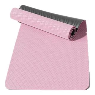 迈飞特仰卧起坐辅助卷腹器材固定脚器家用脚蹬拉力器瘦腰瘦肚子运动 少女粉拉力器+瑜伽垫183*80*6mm