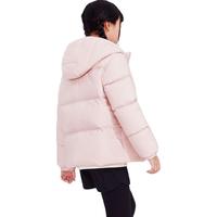 Skechers斯凯奇儿童羽绒服男女大童保暖防寒冬装短款连帽外套L423K119