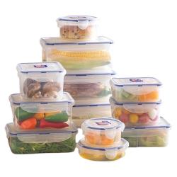 LOCK&LOCK 塑料保鲜盒食品级冰箱收纳盒食品密封盒水果便当盒