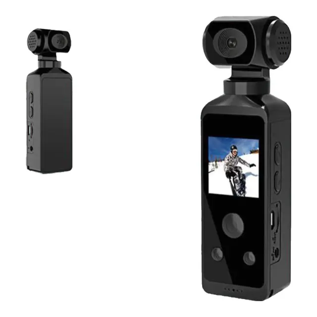 墨雪卿4k5k高清像素运动相机二代gopro跑步pocket手持摄像户外骑行防抖防水高清云台相机 5K标配【无内存】