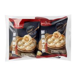 1号会员店 嵊州老面小笼包 鲜肉笋丁包子 800g 手工包制营养早餐 嵊州老面鲜肉笋丁包子 800g