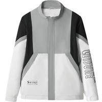 【工装风】春秋简约立领拼色工装风拉链口袋时尚有型舒适男士夹克