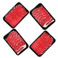 牛勇气 澳洲谷饲原切牛肉片2斤 雪花肥牛片涮火锅烧烤食材生鲜 源头直发