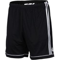 adidas 足球服团队印号组队跑步印制足球短裤休闲运动跑步足球运动短裤 黑色亚码