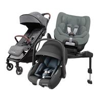 MAXI COSI迈可适 婴儿汽车出行三件套 提篮+推车+座椅