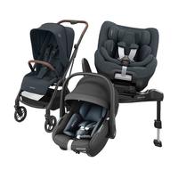 MAXI COSI迈可适 婴儿汽车出行三件套 提篮+推车+座椅