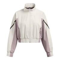 安德玛(UNDERARMOUR) Unstoppable自在系列女子短身运动休闲外套1386479 峰顶白110 XL