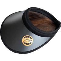 娆蝶空顶帽赵露思同款帽子户外骑行遮阳帽后浪孙头头防晒帽子百搭夏款 晚晚款黑色发箍式 孙头头同款