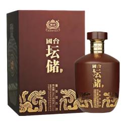 国台 坛储酒 封坛酒体 53度酱香型大曲坤沙年份老酒 中秋送礼礼品 53度 500mL 1坛