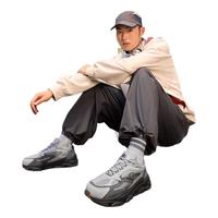 KAPPA卡帕男鞋老爹鞋春季运动鞋子男经典百搭透气休闲跑步鞋潮鞋男 C15D灰色 44