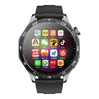 CH GPS定位 智能电话手表 硅胶表带 黑色 46mm