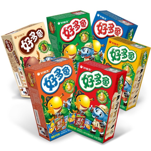 好丽友 好多鱼非油炸 零食糖果（任选10件）