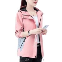 婉玫短外套女士加绒加厚宽松短款女装毛绒春秋冬款羊羔绒粉色外套 黑色不加绒 XL115-130斤