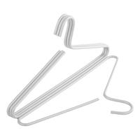 梦庭铝合金衣架 实心太空铝衣挂家用衣服撑子高端挂架 太空银 2只 太空银2只【加粗铝合金】