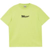 杰克·琼斯（JACK&JONES）男装夏季日常潮流男宽松字母印花重磅棉短袖T恤男224101103 B05 野生酸橙 常规 B05 野生酸橙 XL 185 185/104A/XL